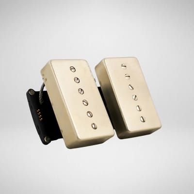 Cream T Pickups Duchess P90 Set with Guitar-X Swapping Mounts for sale