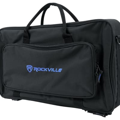 Rockville Heavy Duty Rugged Gig Bag DJ Case Fits Novation X-Station 25 image 2