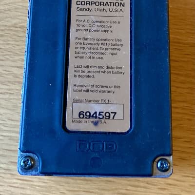 DOD Gonkulator Modulator 1996-1998 - Blue/Yellow image 6