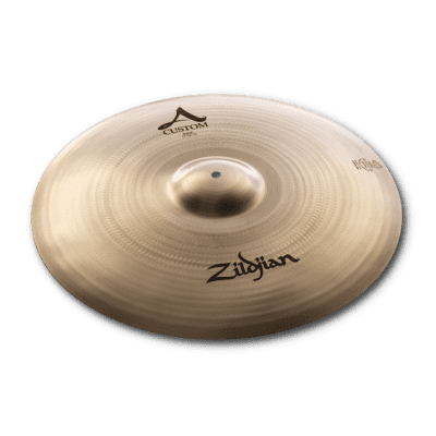 Zildjian 22 Inch A Custom Ride  Cymbal A20520  642388107201 image 1