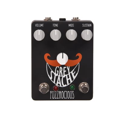 Reverb.com listing, price, conditions, and images for fuzzrocious-grey-stache