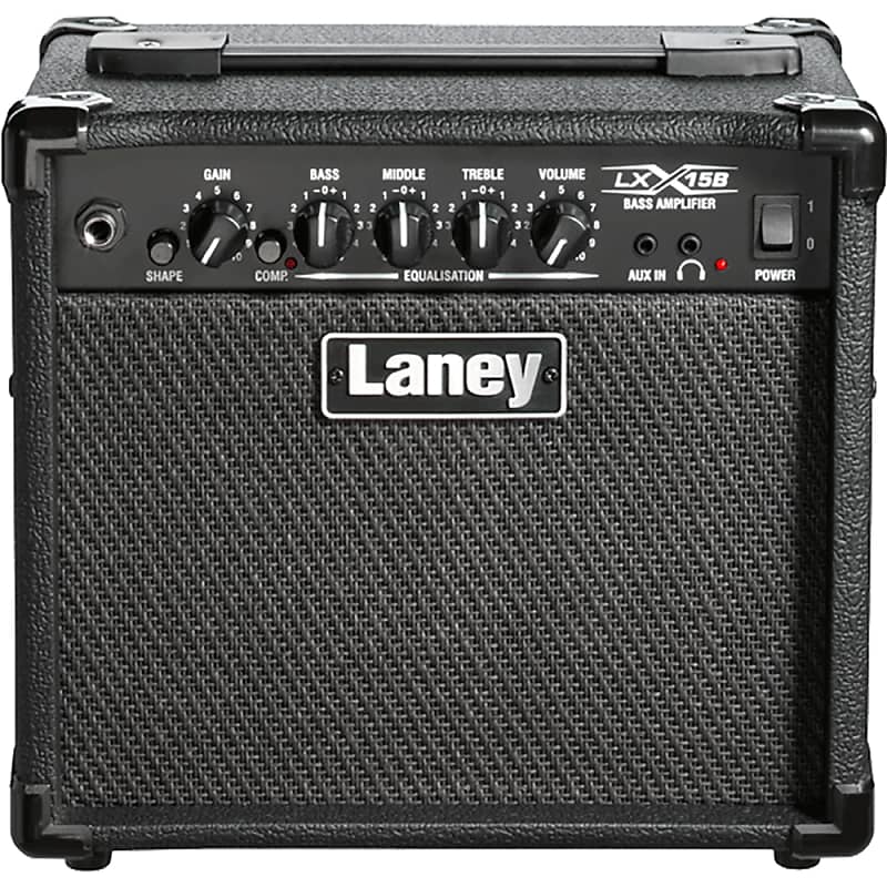 Laney LX15 LX Series Guitar Combo Amplifier, 15-Watt, Black image 1