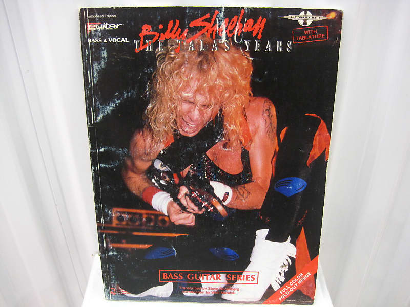 Billy Sheehan The Talas Years Bass Tab & Vocal Tablature Reverb UK