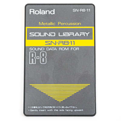 Roland SN-R8-11 Metallic Percussion Sound Data ROM CARD for R8