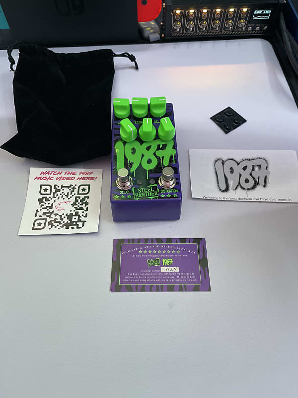 Steel Panther 1987 distortion/delay pedal | Reverb