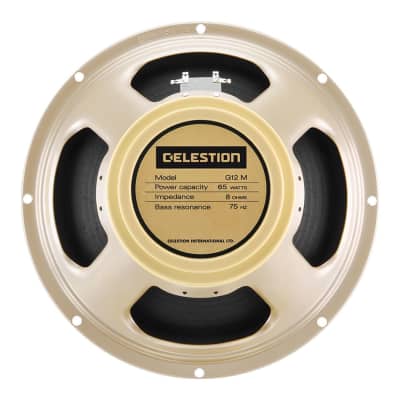 CELESTION Classic Series G12M-65 Creamback 8 ohm Guitar Speaker image 2