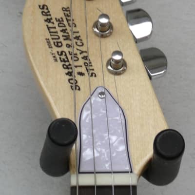 Soares'y Guitars lavender Blue Mini Tele Tenor Guitar 1 Of 2 Made 2022 image 5