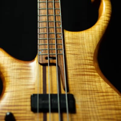 Bebensee Custom 4 string lefty left handed bass with Barts image 5