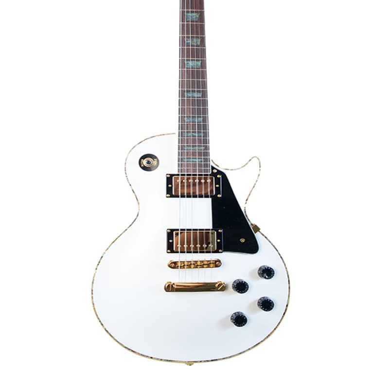 Burny SG LP Custom 1980's White | Reverb