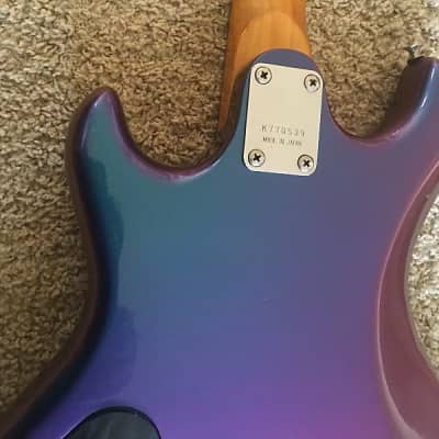 Ibanez Musician MC-100 custom electric guitar made in Japan 1977 in custom Nascar Metallic blue / purple with hard case image 6