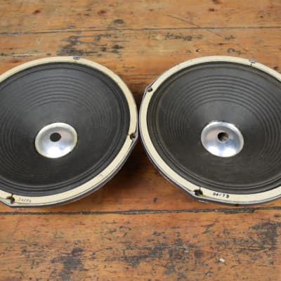 Pair of Fane Sound City Pulsonic cone speakers from 1972 & Hiwatt Marshall Vox image 6