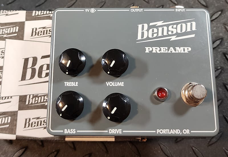 Benson Amplification Preamp Pedal Overdrive Boost Amps Based on