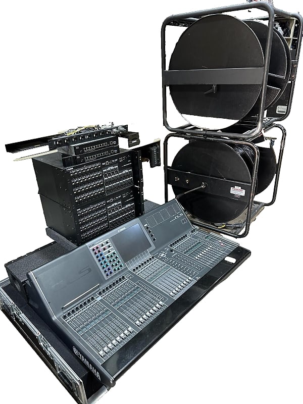 YAMAHA CL5 W/ SWITCHES,FIBER(2) RIO3224-D RACK UNIT(2) 1000' | Reverb