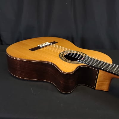 Jose Ramirez Estudio Studio Cutaway 1 Nylon String Classical Guitar w/ Logo'd Hard Case image 13