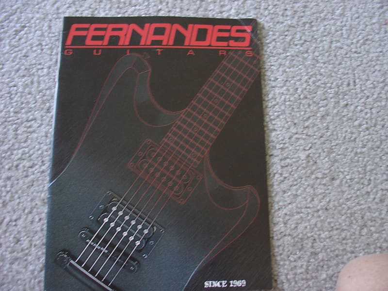 Fernandes 2002 Fernandes Guitar Catalog 2000's Reverb