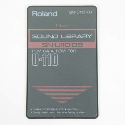 [SALE Ends Dec 14] Roland SN-U110-03 Ethnic Expansion Card for U-110 U-220 CM-32P CM-64