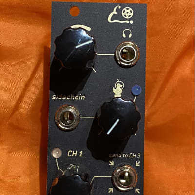 Endorphin.es Cockpit 4 stereo channel performance mixer - Black Eurorack (with compressor) image 3