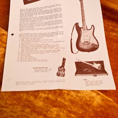 Fender Stratocaster 1958 near mint, museumsquality! image 8