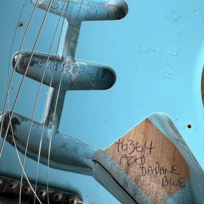 1959 Fender Stratocaster Custom Shop 2022 Journeyman Limited Edition Relic Daphne Blue image 9