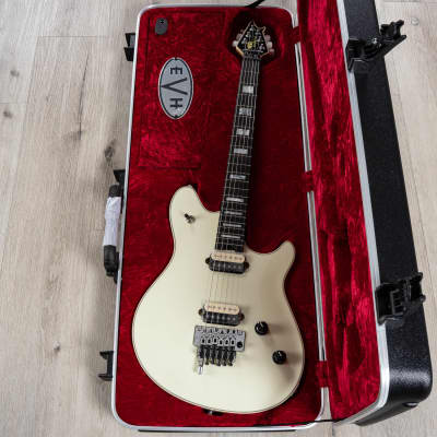 EVH Eddie Van Halen Wolfgang USA Guitar, Ebony Fretboard, Ivory image 10
