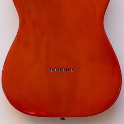 Fender Japan Telecaster neck on a Flame Maple Top Thinline body - unique & lightweight image 4