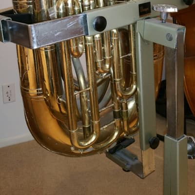 1933 Conn 34J Tuba Orchestra Model w/ Recording Bell w/ Stand image 3