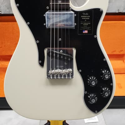 Fender American Vintage II 1977 Telecaster Custom Rosewood Fingerboard, Olympic White 0110440805 image 1