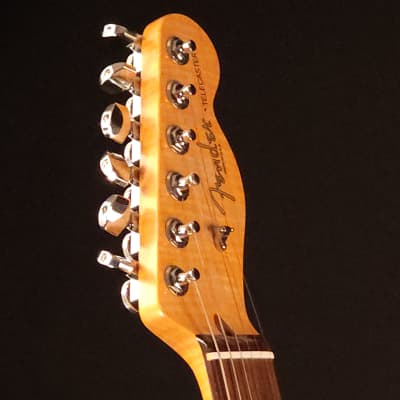 Fender American Select Carved Top Koa Telecaster 2012 - Sienna Edge Burst image 7
