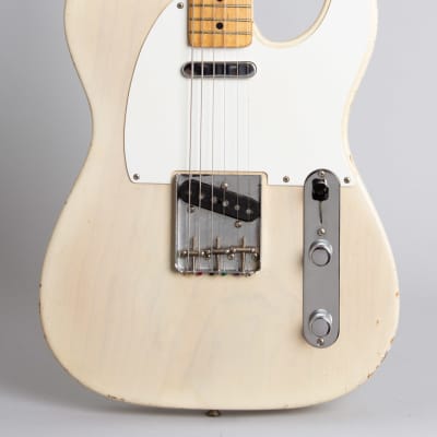 Fender  Telecaster Solid Body Electric Guitar (1958), ser. #31898, original tweed hard shell case. image 3