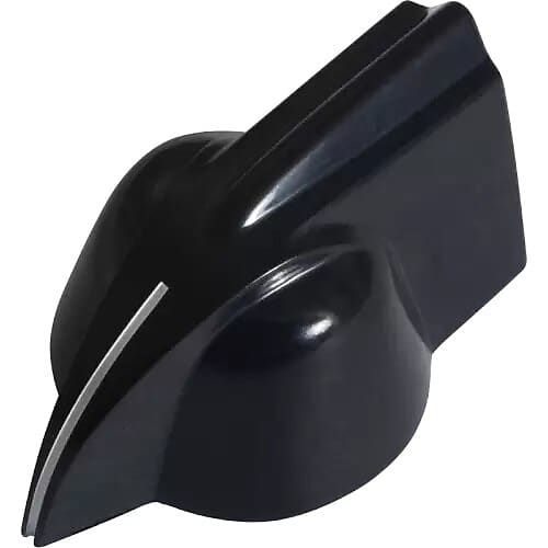 Black Chicken Head Knob, Raised, Set Screw | Reverb