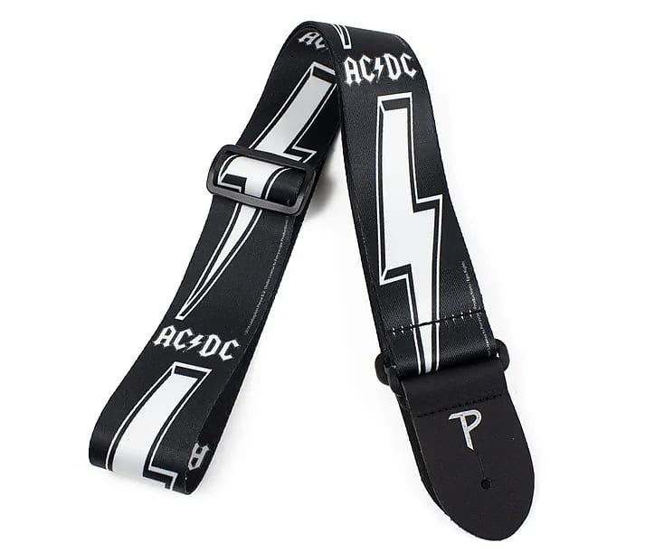 Perri's Official Licensing AC/DC White Logo And Bolt On Black | Reverb