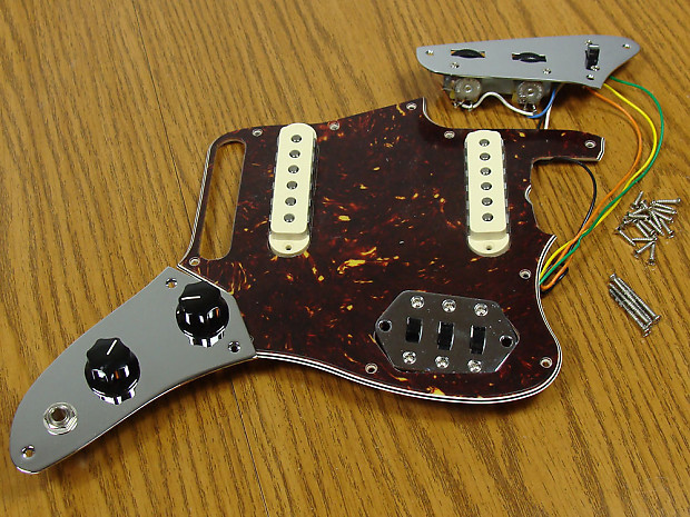 最高級 Player Classic Fender Jaguar Pots Pickups PICKGUARD LOADED ギター