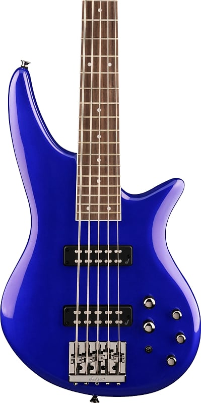 Jackson JS Series Spectra Bass JS3V 5-String Bass Guitar, Indigo Blue image 1