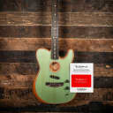 (Free 12 Month Fender Play) Available Now!  Fender  Acoustasonic Telecaster Surf Green