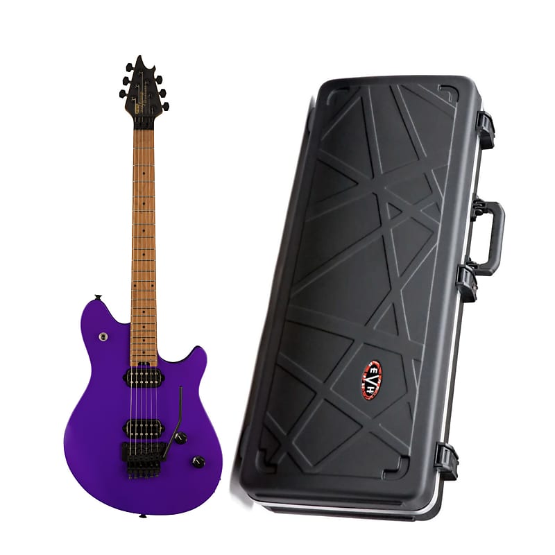 EVH Wolfgang WG Standard 6-String Right-Handed Electric Guitar (Royalty Purple) Bundle with EVH Wolfgang Hardshell Case (2 items) image 1