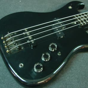 1984 Electra Phoenix 4-String Black Finish Electric Bass Guitar image 3