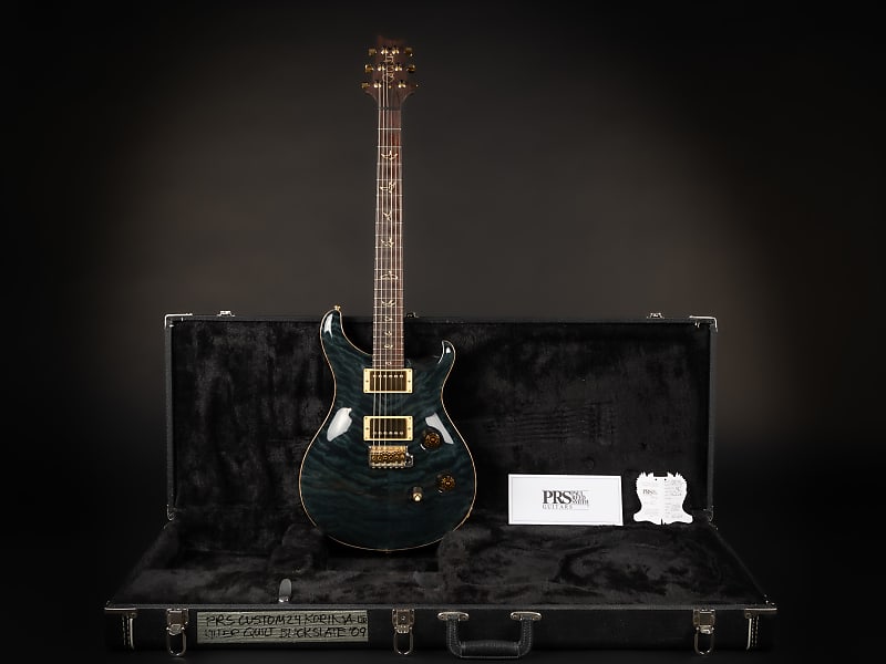 2009 PRS Custom 24 Korina Killer Quilt Artist Top - Black