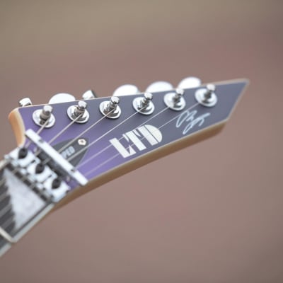 ESP LTD Alexi Ripped - Purple Fade Satin w/ Ripped Pinstripes - 3 image 3