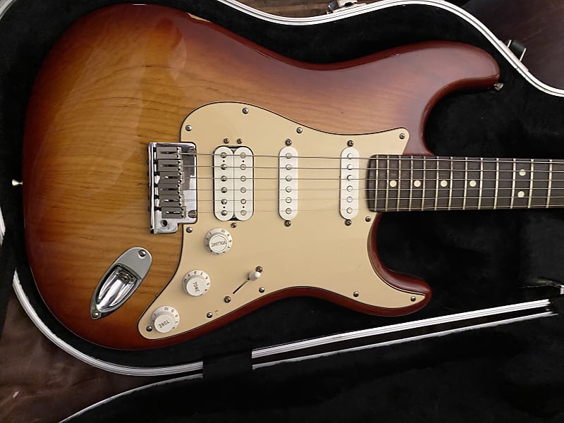 Fender American Standard Stratocaster HSS with Rosewood Fretboard 2008 - 2014 Sienna Sunburst image 1