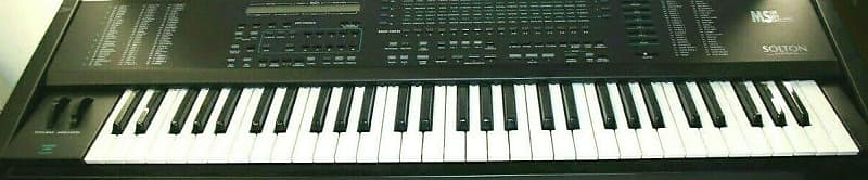 Solton  MS-5 SYNTHESIZER, 61 Tasten, viele Sounds, Rhythmen, Styles, Top Sound! 1992 schwarz image 1