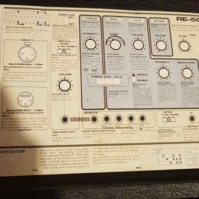 Roland RE-501 Space Echo Tape Delay/Reverb/Chorus 1970s image 5