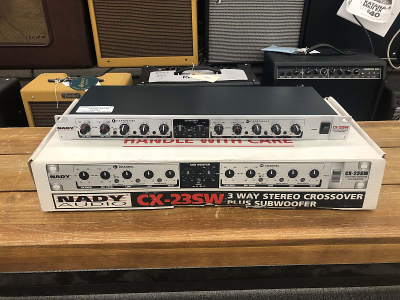 Nady Audio CX235W 3 way stereo crossover plus subwoofer Reverb