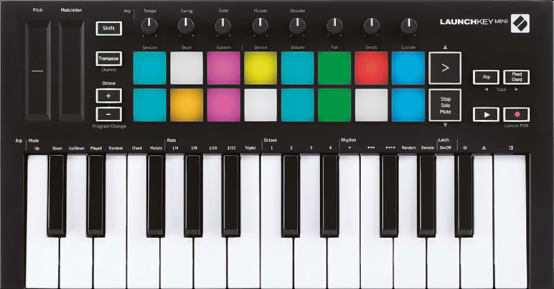 Novation Launchkey Mini MKIII MIDI Keyboard Controller | Reverb