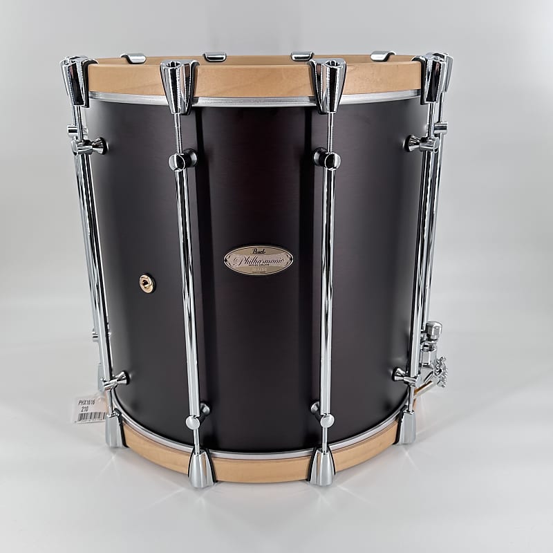 Pearl Philharmonic African Mahogany Snare Drum 16 x 16 in. Matte Walnut Mahogany image 1