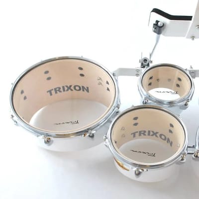 Trixon Field Series Tenor Marching Toms - Set Of 6 - White image 2