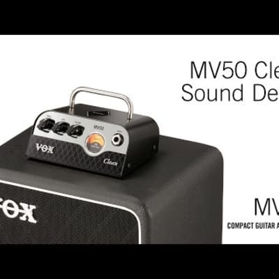 Vox MV50 Clean 50-Watt Guitar Amp Head | Reverb