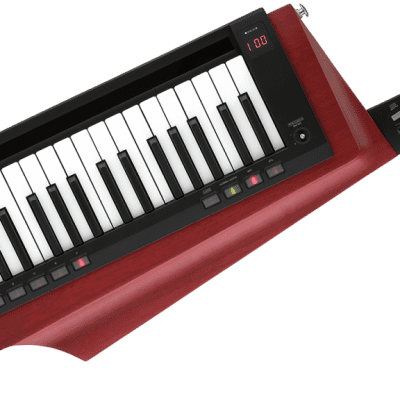 Korg RK-100S 2 Keytar Synthesizer in Red image 1