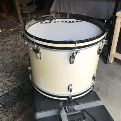 Ludwig LEGACY Maple 20x14 FADED Pure Arctic White Glass/Sparkle *REFIN PROJECT?) image 1