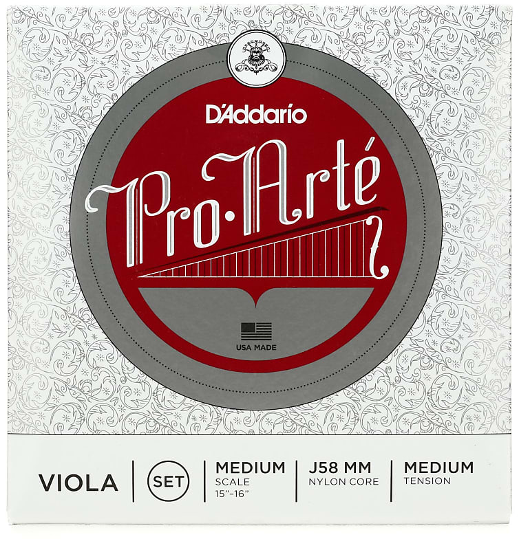 D'Addario J58 Pro-Arte Viola String Set - Medium Scale image 1