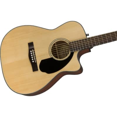 Fender CC-60SCE Concert Cutaway Acoustic Guitar, with 2-Year Warranty, Natural image 5